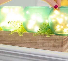 s 16 gorgeous home decor ideas you can make in one afternoon, Sea Glass Lights