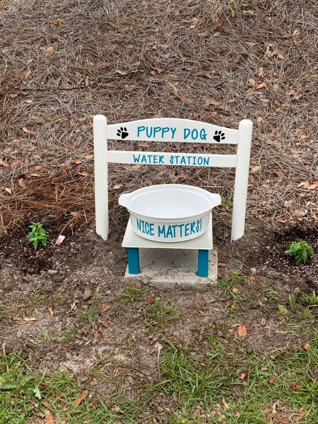 s show your furry friends you love them with these 16 ideas, A convenient puppy dog water station