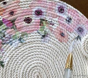 how to make a decorative table mat using cord
