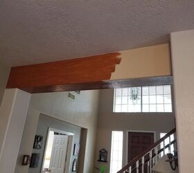 how to fake a wooden beam