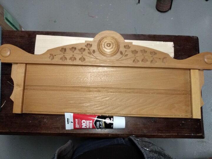 making a coat towel rack out of odds and ends