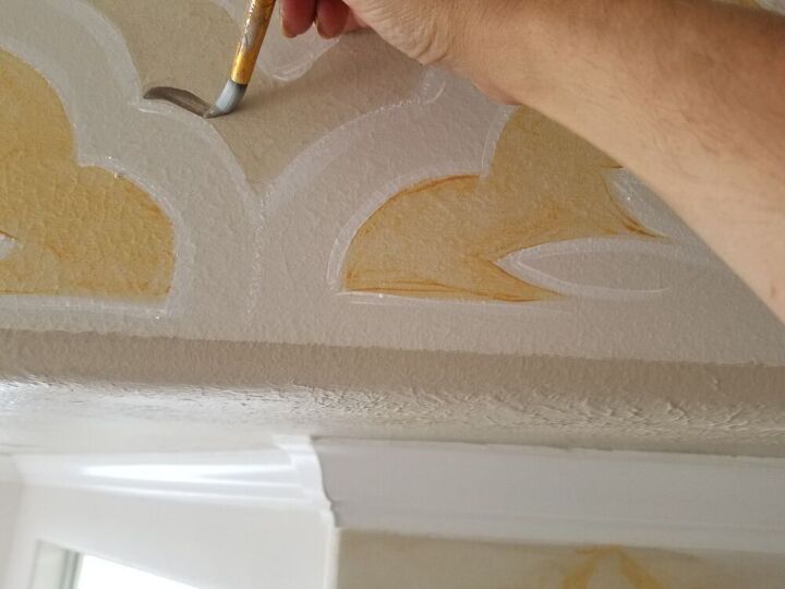 How to Paint a Decorative Ceiling Border | Hometalk