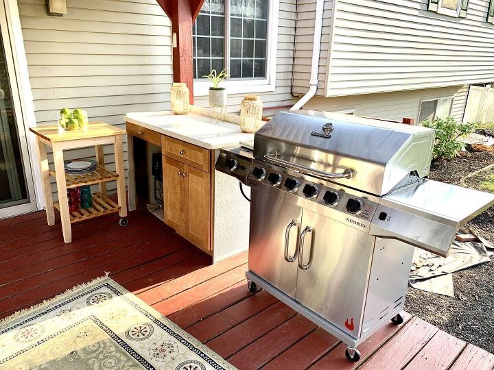 easy patio bbq station