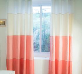 Cómo hacer cortinas ombré DIY y usar toda tu bonita tela vaquera