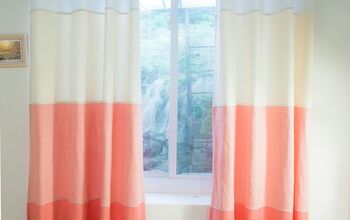 Cómo hacer cortinas ombré DIY y usar toda tu bonita tela vaquera