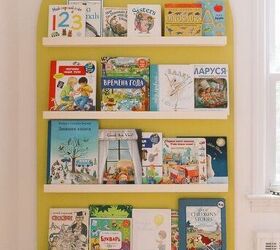 diy wall mounted kids bookshelf