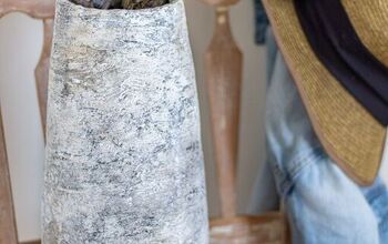 Aged Stone Vase | A Stunning and Easy DIY
