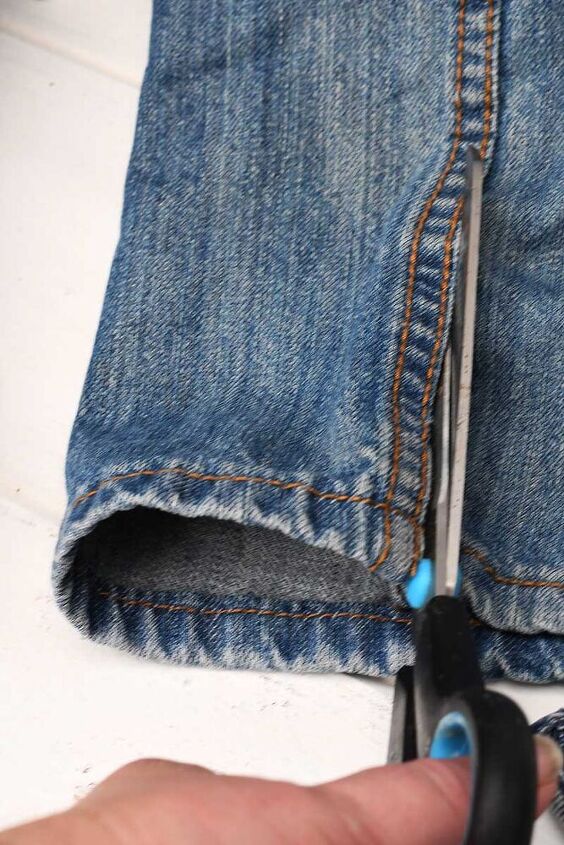 bases para copos de jeans reciclados sem costura
