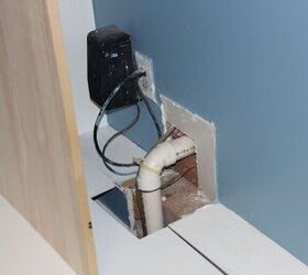 What to do when you have a badly placed sump pump & you're desperate for storage