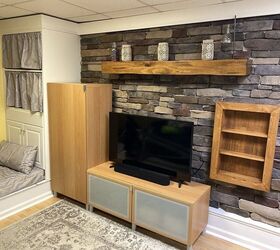 creating a faux stone wall
