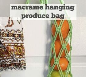 macram hanging produce bag