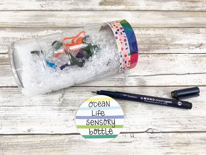 Easy Recycled Sensory Bottle With A FREE Printable Hometalk easy-recycled-sensory-bottle-with-a-free-printable-hometalk
