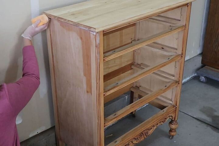 diy raw wood dresser