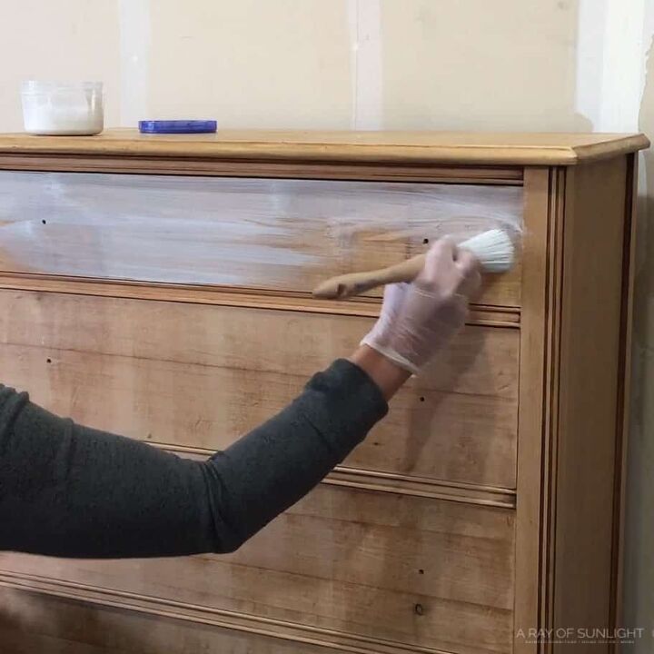 diy raw wood dresser