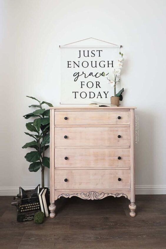 diy raw wood dresser