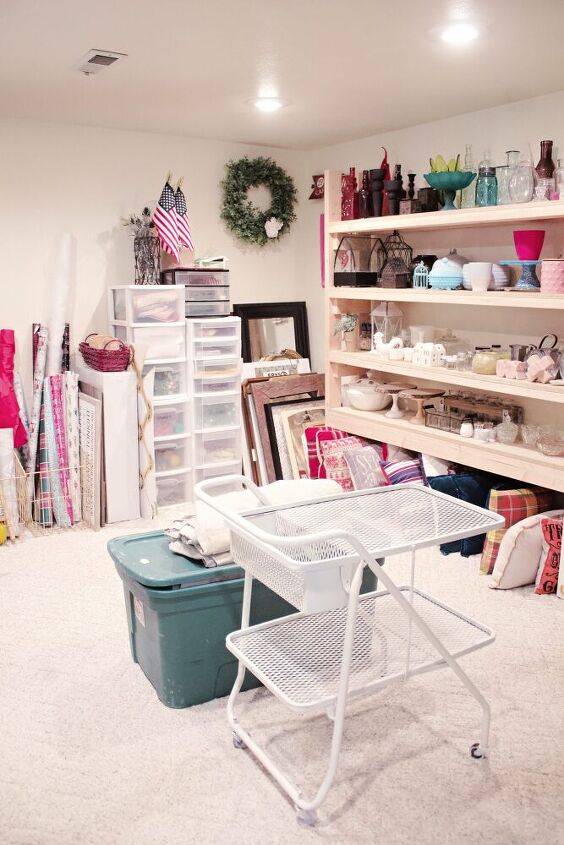 storage room tips for organization before and after
