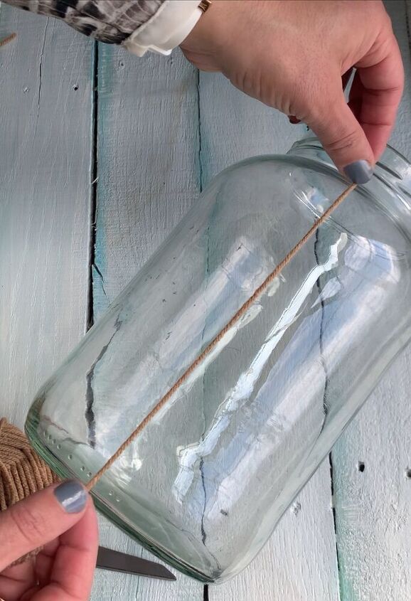 the easiest way to make a patio lantern