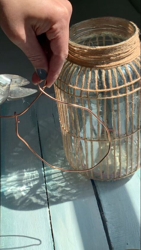 the easiest way to make a patio lantern