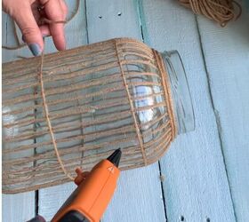 the easiest way to make a patio lantern