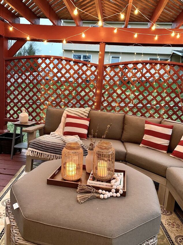 the easiest way to make a patio lantern