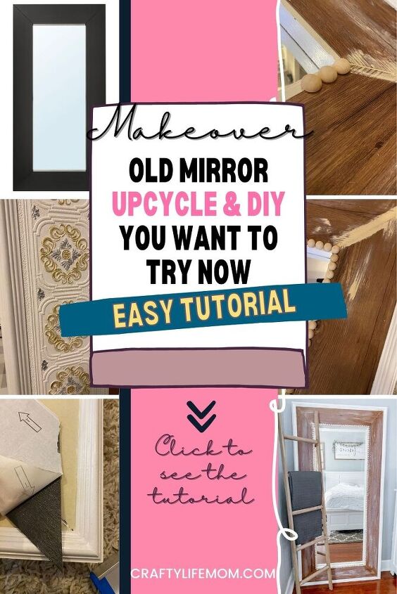 upcycle an old mirror
