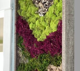 moss art diy textured wall decor in less than a hour, A lovely way to bring in a touch of nature