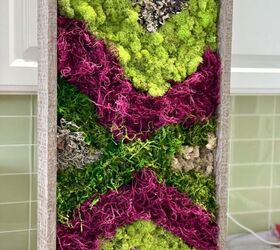 moss art diy textured wall decor in less than a hour