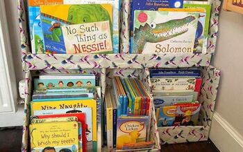 DIY Cardboard Bookshelves (Make a Kid’s Bookcase!)