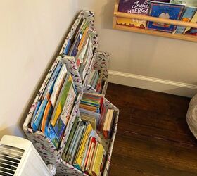 diy cardboard bookshelves make a kid s bookcase, Photo Upcycle My Stuff
