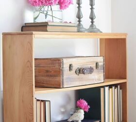 great grandpas raw wood bookcase makeover