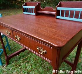 How to Refinish a Vintage Desk--BEFORE and AFTER