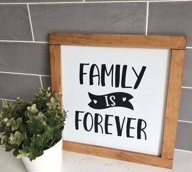 simple but meaningful farmhouse sign