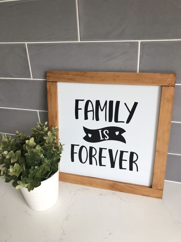 simple but meaningful farmhouse sign