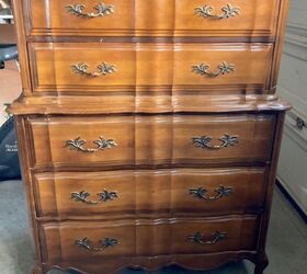 This whole dresser flip is amazing, but what she does to the hardware is the best part