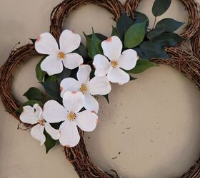dog paw wreath for spring