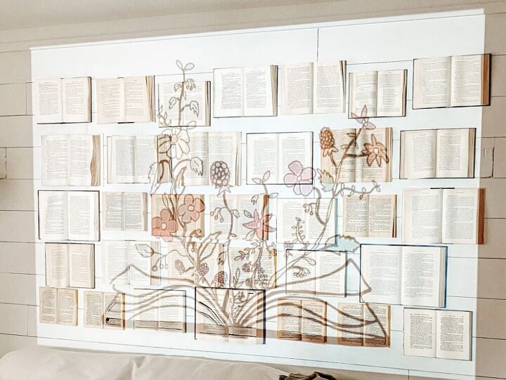 make a big impact on a budget painted book wall