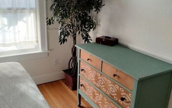 Boho Stenciled Dresser