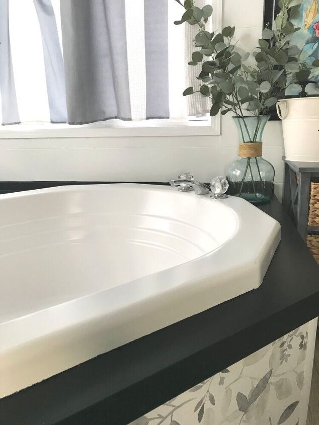 painting a fiberglass bathtub what you need to know, After fiberglass tub makeover