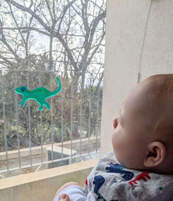 cling de ventana de dinosaurio para el cuarto de nios