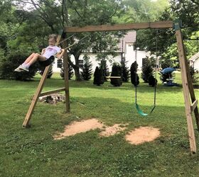 s 15 ways to make your backyard the best on the block this summer, Build a super sturdy swing set