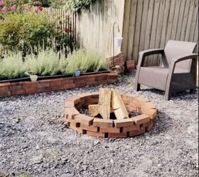 s 15 ways to make your backyard the best on the block this summer, Use leftover bricks to make a fire pit