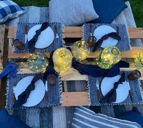 s 15 ways to make your backyard the best on the block this summer, Host a lovely picnic on pallet boards