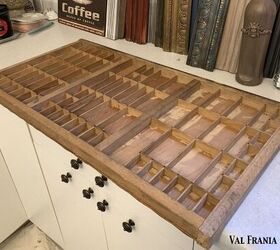 typesetter s drawer upcycle essential oils decorative rack
