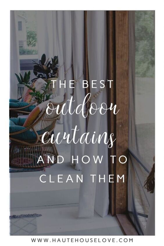 las mejores cortinas de exterior y cmo limpiarlas