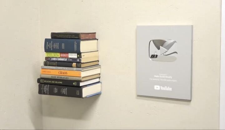 s 16 beautiful ideas for book collectors, This invisible floating bookshelf