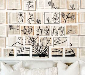 16 beautiful ideas for anyone who has a lot of old books piled around