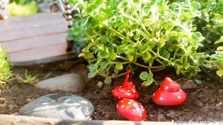 how to make teeny tiny mushrooms for your fairy garden