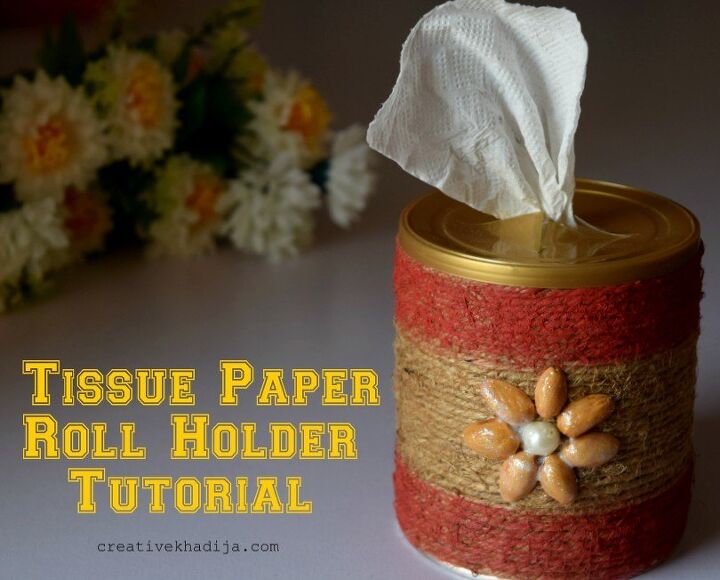 tissue paper roll holder tutorial recycled art projects for fall