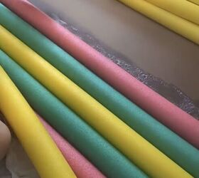 This woman just found an amazing way to use 20 pool noodles in her bedroom