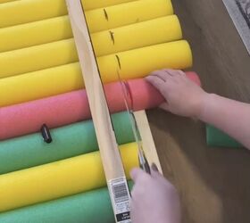 This woman just found an amazing way to use 20 pool noodles in her bedroom